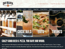 Tablet Screenshot of dayblockbrewing.com